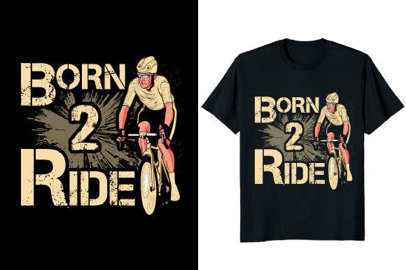 Born 2 Ride: Capturing the Spirit of Cycling in a Graphic Tee