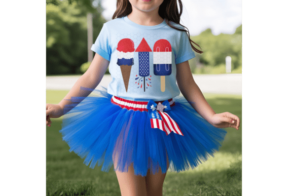 Celebrate in Sparkle: Red, White & Blue Faux Glitter Graphics