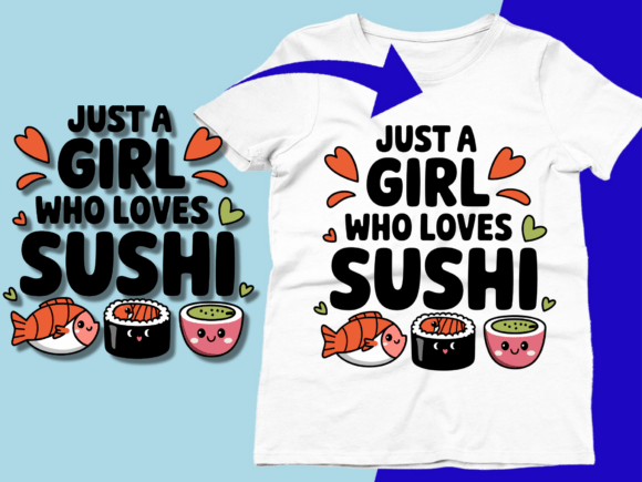 Cute Sushi Graphic: A Design Asset for Creators