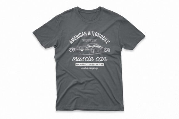 Rev Up Your Designs: The Vintage Vehicle Car Label Tshirt Graphic
