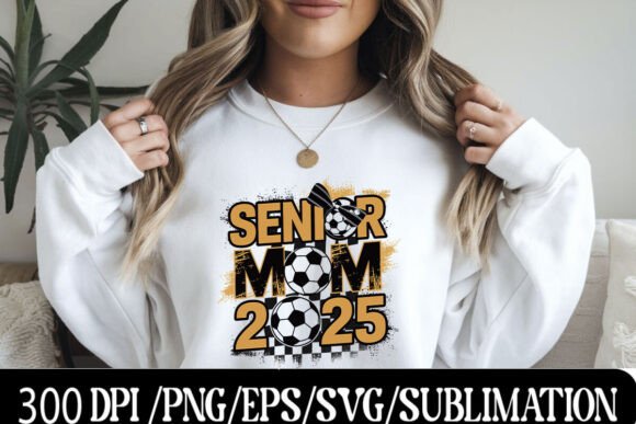 Senior Soccer Mom 2025 Graphic SVG: A Celebration in Vector Form