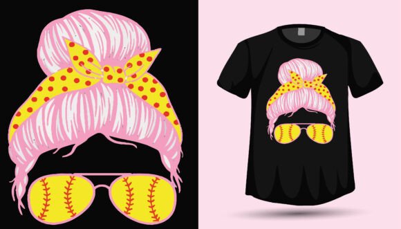 Softball Tshirt Design Graphic & Vector: A Game-Changing Asset