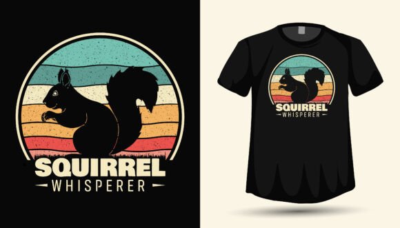 Squirrel Tshirt Design Pod Graphic: Your Next Favorite Design Asset