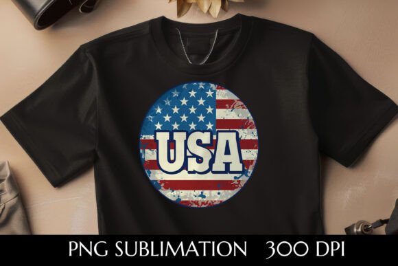 USA Patriotism Badge Graphic: A Designer's Toolkit Essential